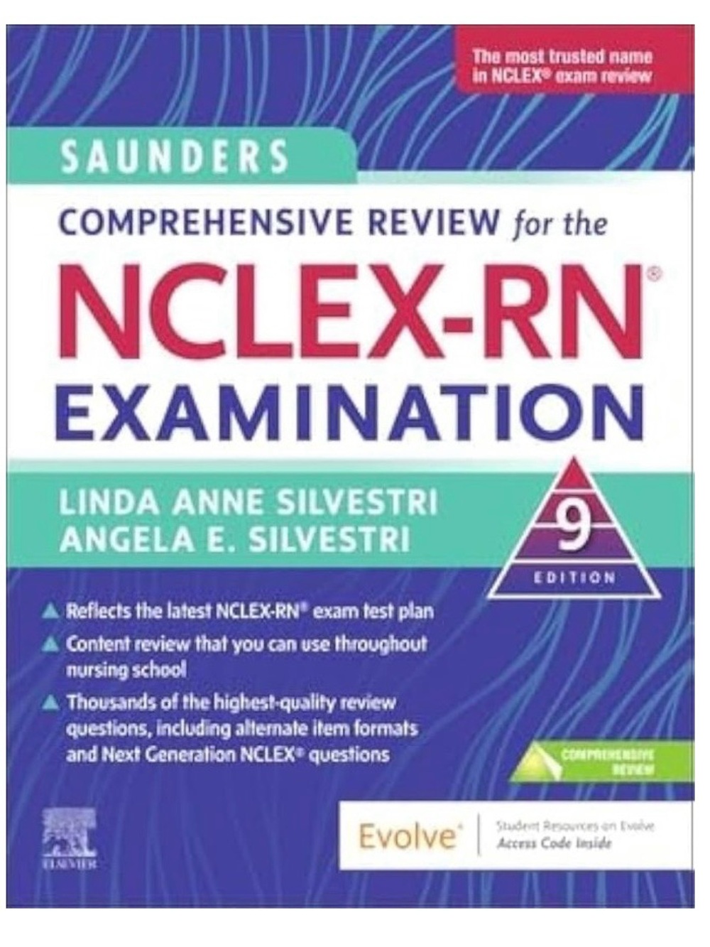 Comprehensive Review for the NCLEX-RN Examination Saunders 9th Ed. (Green/Blue)